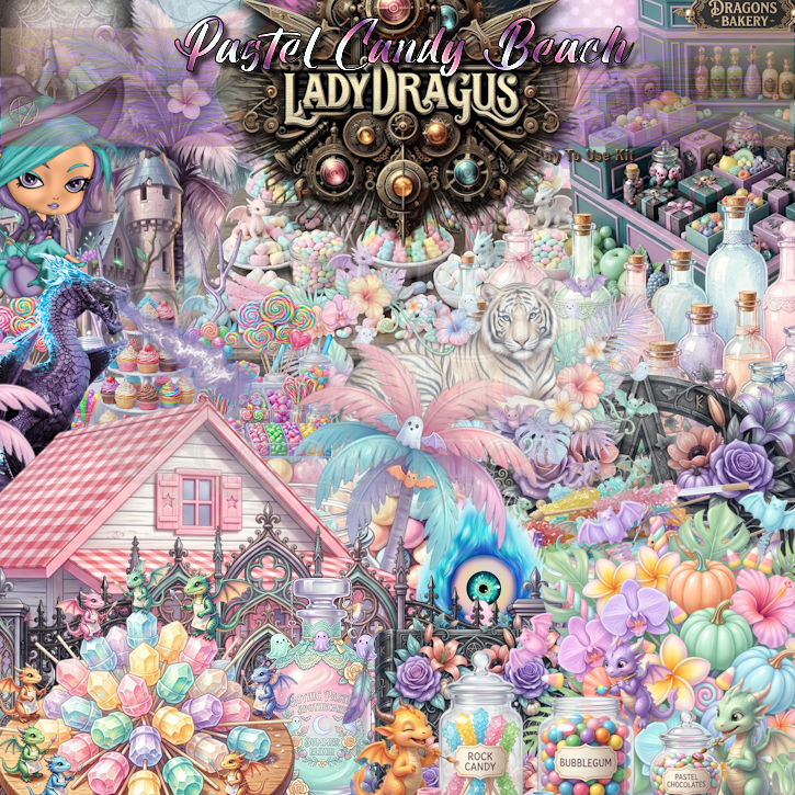 (image for) HODGLD-Pastel Candy Beach